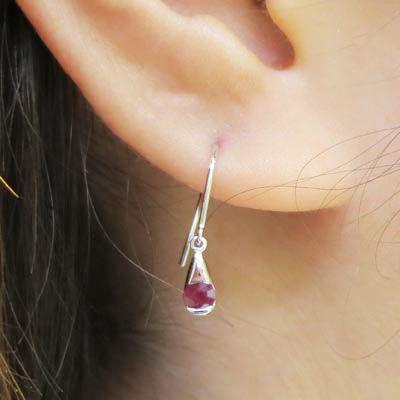 ルビー フックピアス プラチナ 900 7月 誕生石 一粒 ドロップ つゆ 揺れる アメリカン 母の日 爆買 |  | 04