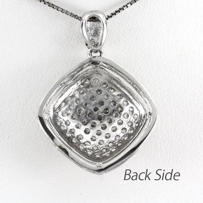 ダイヤモンド ネックレス レディース ペンダント プラチナ 900 パヴェ スクエア ゴージャス アンティーク 誕生日 プレゼント 母の日 爆買 |  | 03