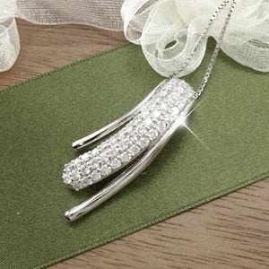 ダイヤモンド ネックレス レディース プラチナ 900 ペンダント パヴェ ゴージャス カーブ 1.00ct 誕生日 プレゼント 母の日 爆買 |  | 01