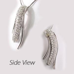 ダイヤモンド ネックレス レディース プラチナ 900 ペンダント パヴェ ゴージャス カーブ 1.00ct 誕生日 プレゼント 母の日 爆買 |  | 02