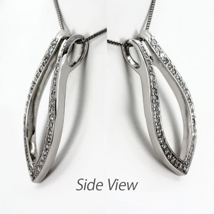 ダイヤモンド ネックレス レディース ペンダント プラチナ 900 馬蹄 ホースシュー アンティーク 誕生日 プレゼント 母の日 |  | 02