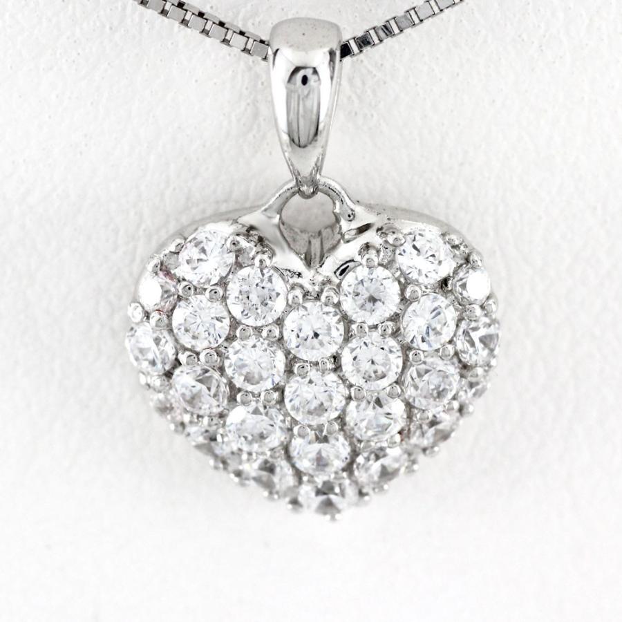 ダイヤモンド ネックレス レディース ペンダント ゴールド ハート パヴェ ゴージャス 10金 K10 誕生日 プレゼント セール 2024 夏