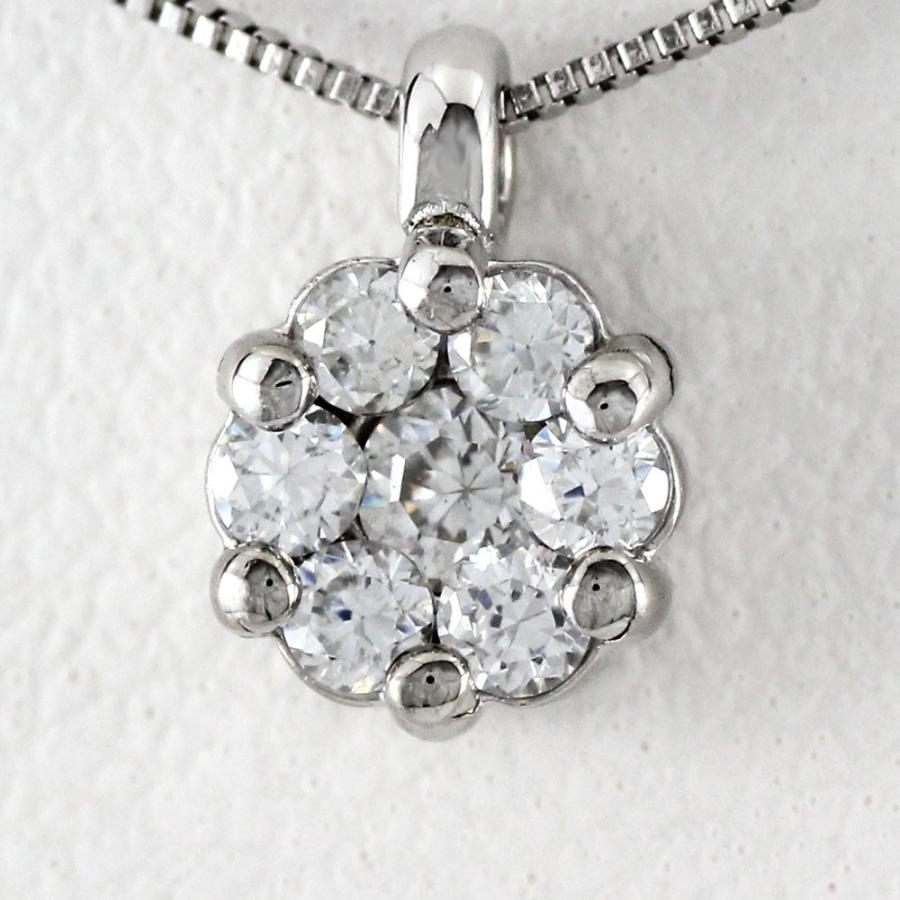 ダイヤモンド ネックレス レディース ペンダント ゴールド フラワー 花セッティング 10金 K10 誕生日 プレゼント 父の日