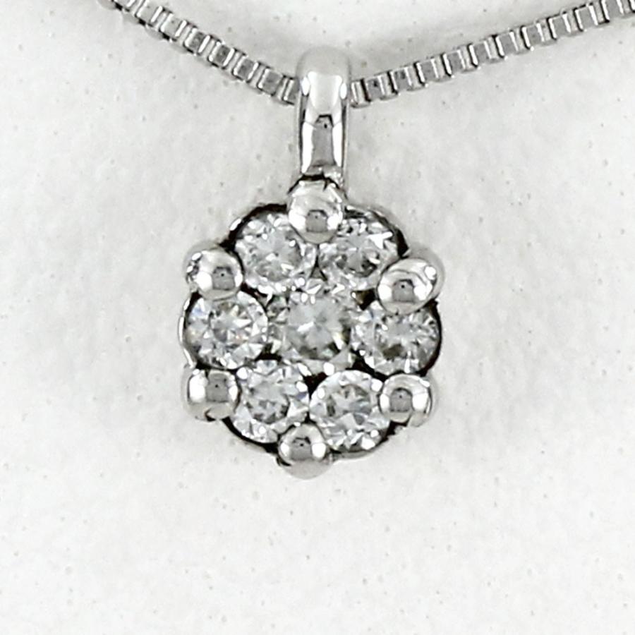 ダイヤモンド ネックレス レディース ペンダント ゴールド フラワー 花セッティング 10金 K10 誕生日 プレゼント 父の日