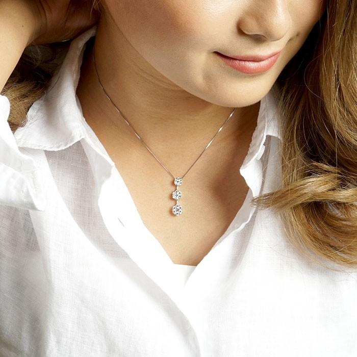 ダイヤモンド ネックレス レディース ペンダント プラチナ 900 フラワー 花 トリロジー 揺れる ブラ 誕生日 プレゼント 母の日 爆買 |  | 04