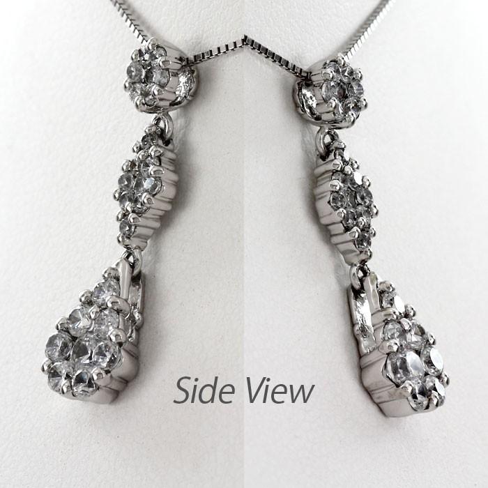 ダイヤモンド ネックレス レディース ペンダント プラチナ 900 ドロップ ひし形 ラウンド 揺れる ブラ 誕生日 プレゼント 母の日 爆買 |  | 02