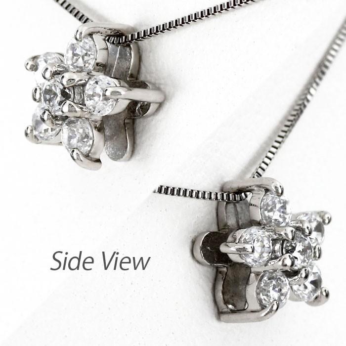 ダイヤモンド ネックレス レディース プラチナ 900 ペンダント フラワー モチーフ 誕生日 プレゼント 母の日 |  | 02