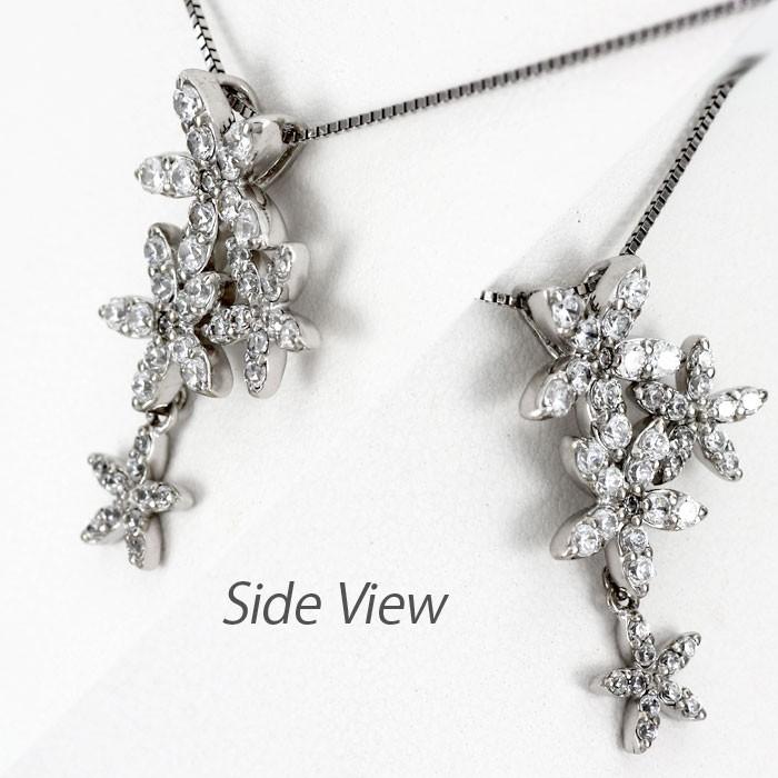 ダイヤモンド ネックレス レディース プラチナ 900 ペンダント フラワー 揺れる ブラ 0.50ct 誕生日 プレゼント 母の日 爆買 |  | 02