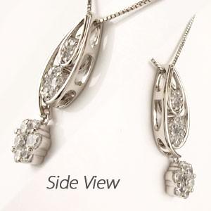 ダイヤモンド ネックレス レディース プラチナ 900 ペンダント セパレート 揺れる ブラ 誕生日 プレゼント 母の日 |  | 02