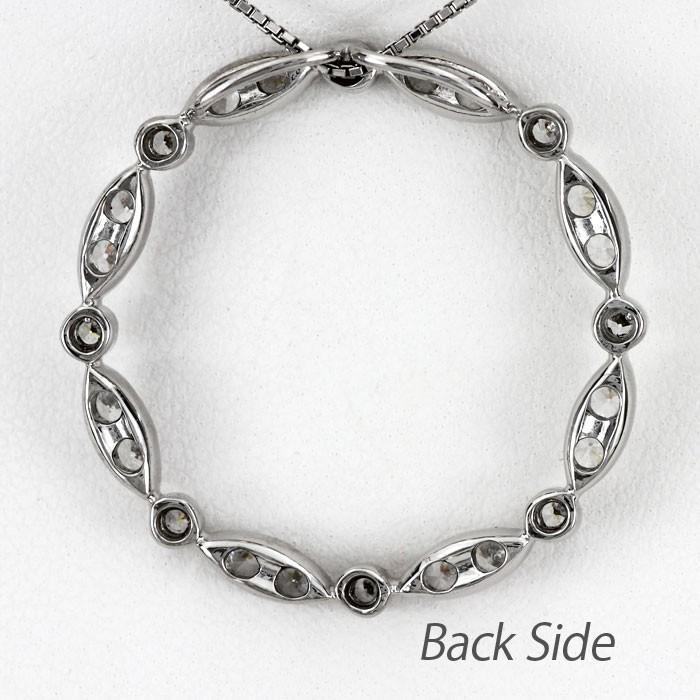 ダイヤモンド ネックレス レディース プラチナ 900 ペンダント アンティーク サークル ラウンド マーキス 誕生日 プレゼント 母の日 |  | 03