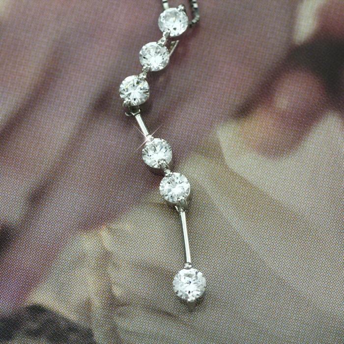 ダイヤモンド ネックレス レディース プラチナ 900 ペンダント 揺れる ブラ 誕生日 プレゼント 母の日 |  | 01