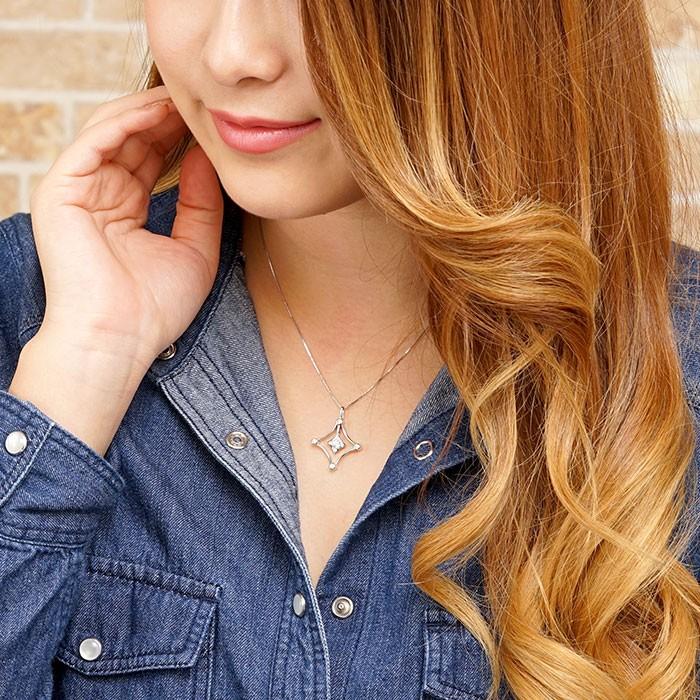 ダイヤモンド ネックレス レディース プラチナ 900 ペンダント スター 星 揺れる ブラ 誕生日 プレゼント 母の日 |  | 04