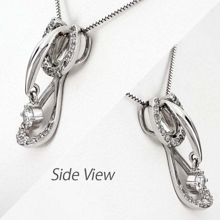 馬蹄 ネックレス レディース ダイヤモンド ホースシュー プラチナ 900 ペンダント 一粒 揺れる 誕生日 プレゼント 母の日 爆買 |  | 02