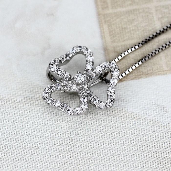 ネックレス ダイヤモンド ゴールド 18k ペンダント フラワー 花 透かし 18金 k18 誕生日 プレゼント 父の日の画像