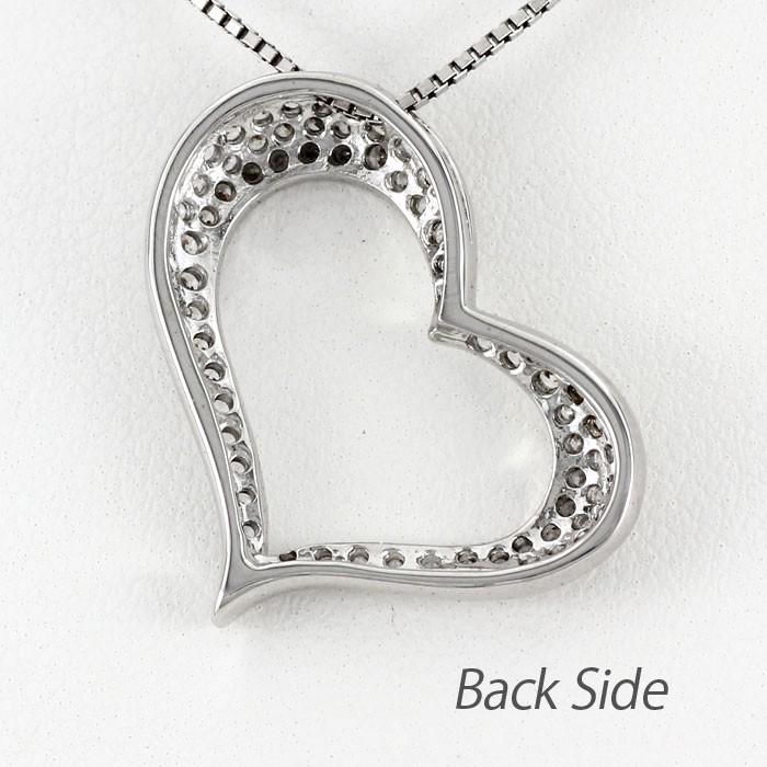 ネックレス レディース ハートダイヤモンド プラチナ 900 ペンダント オープンハート パヴェ 誕生日 プレゼント 母の日 爆買 |  | 03
