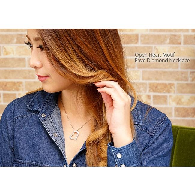 ネックレス レディース ハートダイヤモンド プラチナ 900 ペンダント オープンハート パヴェ 誕生日 プレゼント 母の日 爆買 |  | 05