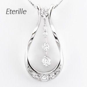 ダイヤモンド ネックレス レディース プラチナ 900 ペンダント ペアシェイプ 涙型 誕生日 プレゼント 母の日 爆買 | 