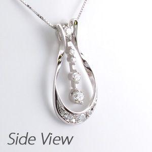 ダイヤモンド ネックレス レディース プラチナ 900 ペンダント ペアシェイプ 涙型 誕生日 プレゼント 母の日 爆買 |  | 02