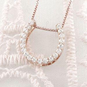 馬蹄 ネックレス レディース ダイヤモンド ホースシュー ゴールド 18k ペンダント 18金 k18 PG 誕生日 プレゼント 母の日 爆買 |  | 01
