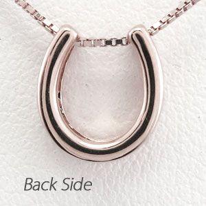 馬蹄 ネックレス レディース ダイヤモンド ホースシュー ゴールド 18k ペンダント 18金 誕生日 プレゼント 父の日の画像