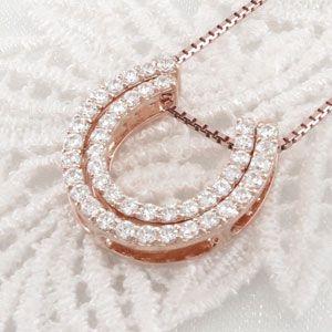 馬蹄 ネックレス レディース ダイヤモンド ホースシュー ゴールド 18k ペンダント 18金 k18 PG 誕生日 プレゼント 母の日 爆買 |  | 01