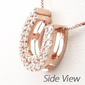 馬蹄 ネックレス レディース ダイヤモンド ホースシュー ゴールド 18k ペンダント 18金 k18 PG 誕生日 プレゼント 母の日 爆買 |  | 02