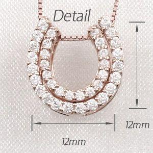 馬蹄 ネックレス レディース ダイヤモンド ホースシュー ゴールド 18k ペンダント 18金 k18 PG 誕生日 プレゼント 母の日 爆買 |  | 03