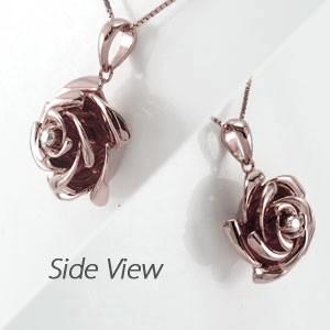 ダイヤモンド ネックレス レディース ゴールド 18k ペンダント 薔薇 バラ ローズ 一粒 k18 18金 誕生日 プレゼント 母の日 爆買 |  | 02