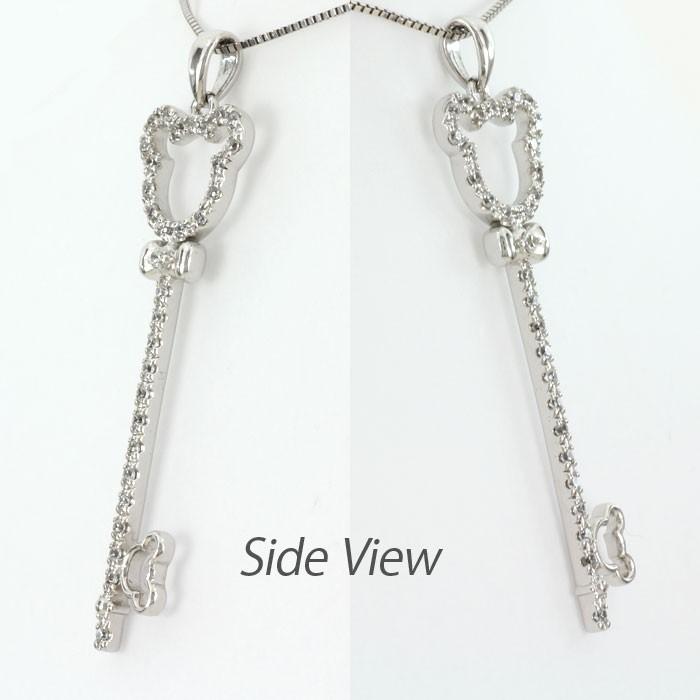 ダイヤモンド ネックレス レディース プラチナ 900 ペンダント キー クマ 熊 ベアー アニマル 鍵 誕生日 プレゼント 母の日 爆買 |  | 02