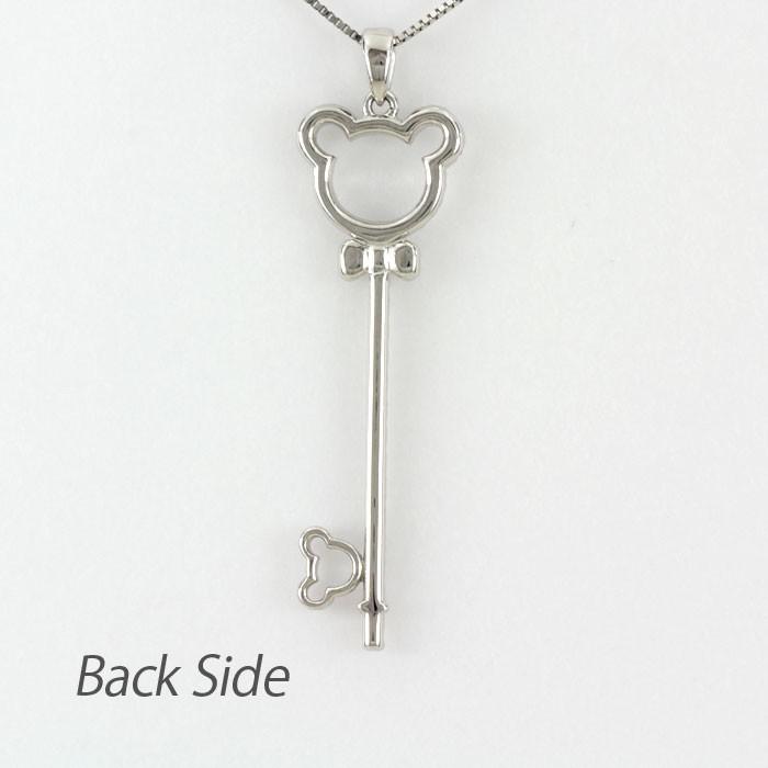 ダイヤモンド ネックレス レディース プラチナ 900 ペンダント キー クマ 熊 ベアー アニマル 鍵 誕生日 プレゼント 母の日 爆買 |  | 03
