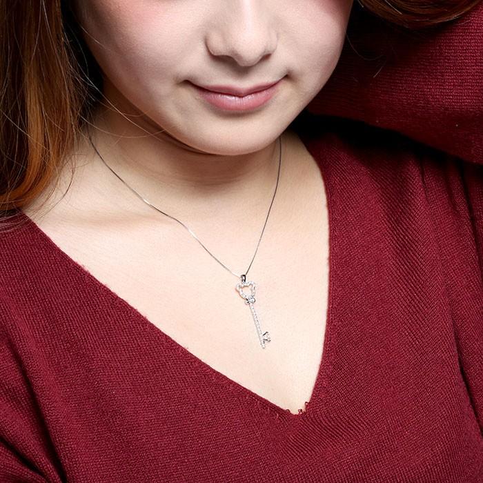 ダイヤモンド ネックレス レディース プラチナ 900 ペンダント キー クマ 熊 ベアー アニマル 鍵 誕生日 プレゼント 母の日 爆買 |  | 04