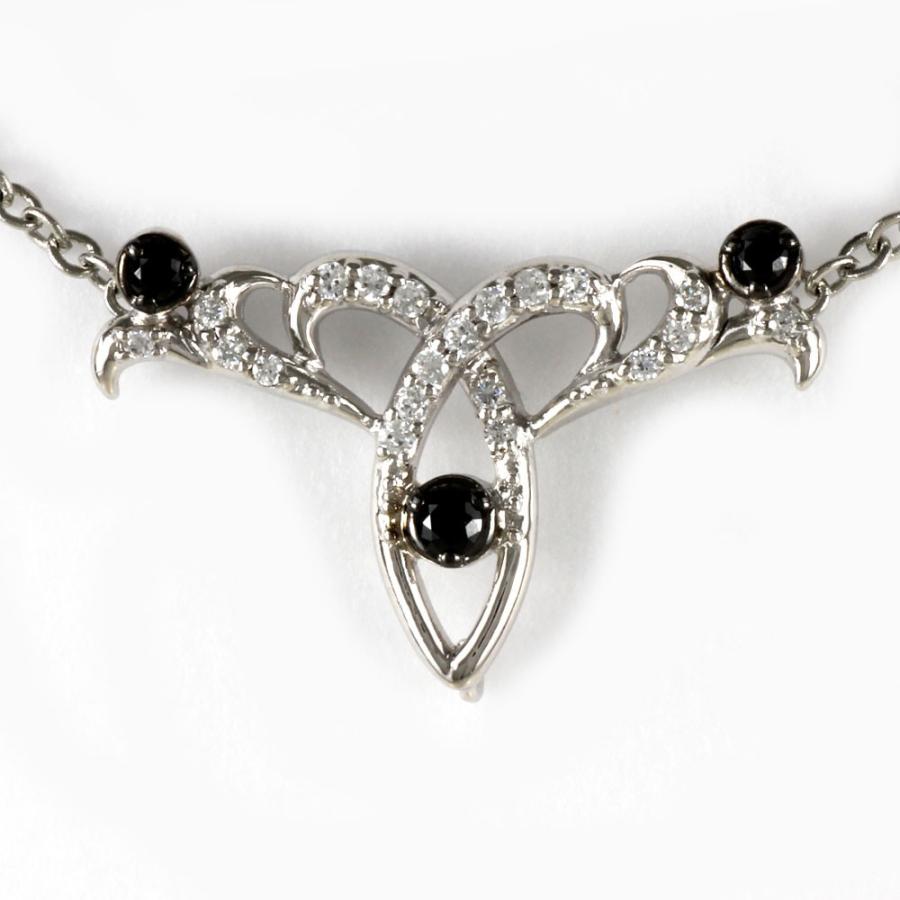 ブラックダイヤモンド ネックレス ゴールド 10k ペンダント アンティーク ブラックダイヤ 透かし ミル 誕生日 プレゼント K18イエローゴールドブラックダイヤモンドネックレス(RPN415-002