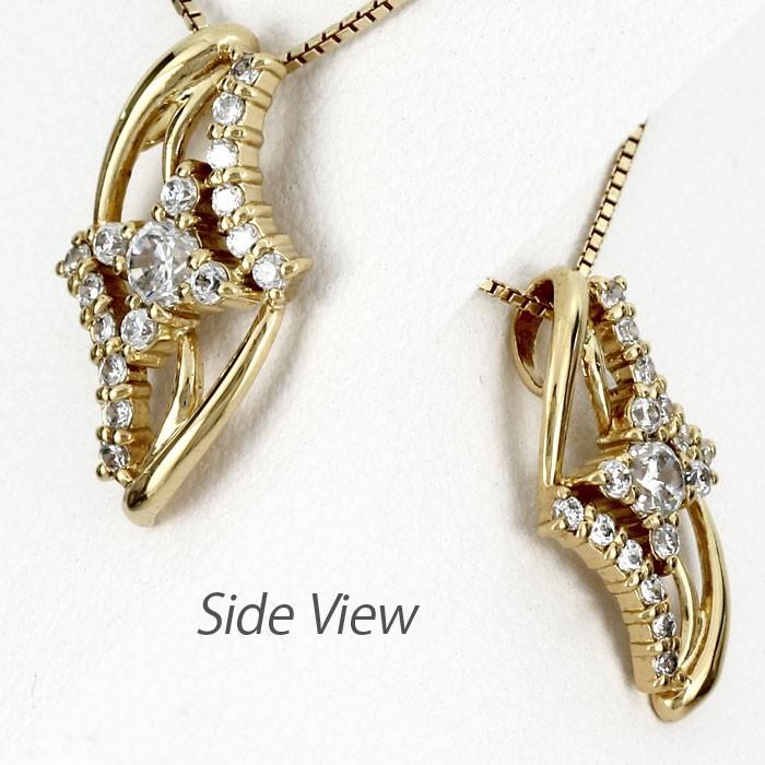 ネックレス ダイヤモンド ゴールド 18k ペンダント ゴールド フラワー 花 18金 ゴールド 誕生日 プレゼント 父の日の画像