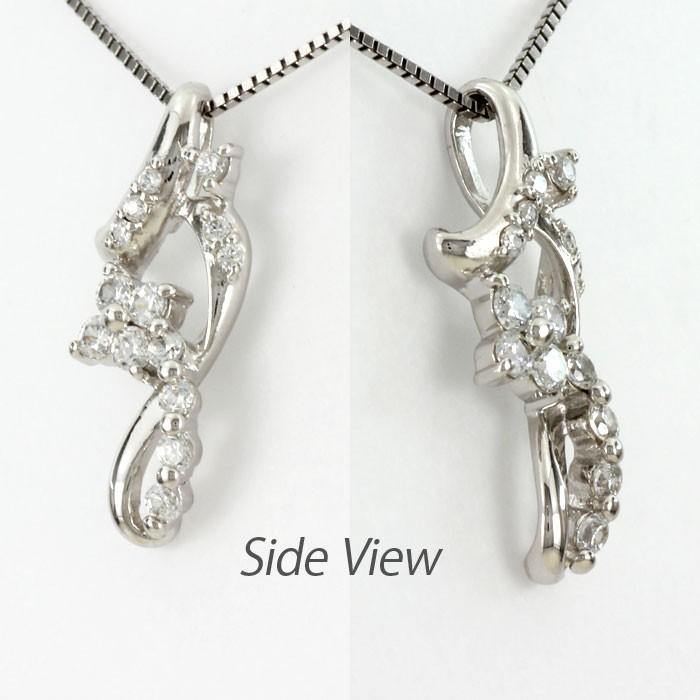 ネックレス ダイヤモンド ゴールド 18k ペンダント フラワー 花 18金 k18 誕生日 プレゼント 父の日の画像