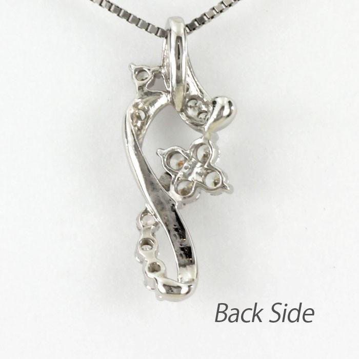 ネックレス ダイヤモンド ゴールド 18k ペンダント フラワー 花 18金 k18 誕生日 プレゼント 父の日の画像