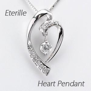 ハート ネックレス ダイヤモンド ゴールド 10k ペンダント 揺れる 一粒 10金 K10 誕生日 プレゼント 0.01ct ダイヤモンド ハート K10 ピンクゴールド ネックレス 10金 10k