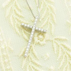 クロス ネックレス レディース ダイヤモンド プラチナ 900 ペンダント 十字架 シンプル 0.15ct 誕生日 プレゼント 母の日 爆買 |  | 01