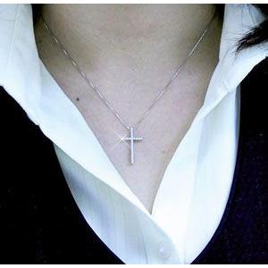 クロス ネックレス レディース ダイヤモンド プラチナ 900 ペンダント 十字架 シンプル 0.15ct 誕生日 プレゼント 母の日 爆買 |  | 04