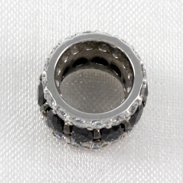 ブラックダイヤ ネックレス ゴールド 18k ペンダント パヴェ サークル ブラックダイヤ 18金 誕生日 プレゼント 父の日の画像