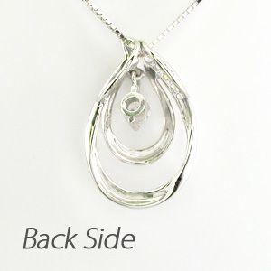 ネックレス ダイヤモンド ゴールド 18k ペンダント 揺れる オーバル 誕生日 プレゼント 父の日の画像