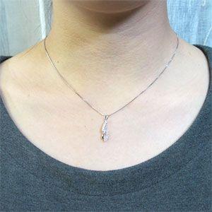 ダイヤモンド ネックレス レディース ゴールド 18k ペンダント スイート 10 テン 18金 k18 誕生日 プレゼント 父の日の画像