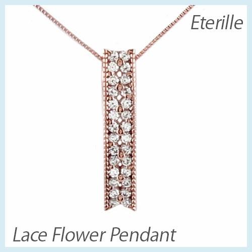 ダイヤモンド ネックレス レディース ゴールド 18k ペンダント フラワー 花 透かし レース スクエア 18金 誕生日 プレゼント 母の日 爆買 | 