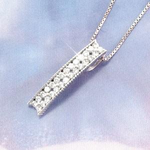 ネックレス ダイヤモンド ゴールド 18k ペンダント フラワー 花 透かし レース スクエア 18金 誕生日 プレゼント 父の日の画像
