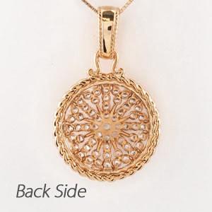ダイヤモンド ネックレス レディース ゴールド 18k ペンダント アンティーク ミル 縄 なわ サークル 誕生日 プレゼント 母の日 爆買 |  | 03