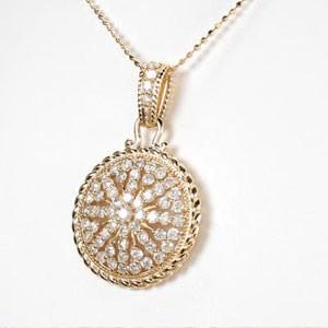 ダイヤモンド ネックレス レディース ゴールド 18k ペンダント アンティーク ミル 縄 なわ サークル 誕生日 プレゼント 母の日 爆買 |  | 02