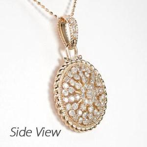 ダイヤモンド ネックレス レディース ゴールド 18k ペンダント アンティーク ミル 縄 なわ サークル 誕生日 プレゼント 母の日 爆買 |  | 03