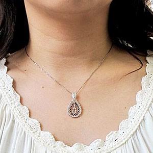 ダイヤモンド ネックレス レディース プラチナ 900 ペンダント アンティーク ミル ブラックダイヤ 誕生日 プレゼント 母の日 爆買 |  | 04