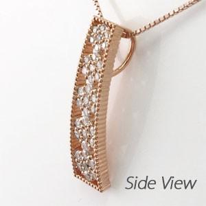 ネックレス ダイヤモンド ゴールド 18k ペンダント フラワー 花 ミル アンティーク 18金 誕生日 プレゼント 母の日 |  | 02