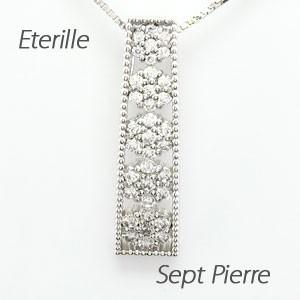 ダイヤモンド ネックレス レディース ゴールド 10k ペンダント フラワー 花 ミル アンティーク 10金 誕生日 プレゼント