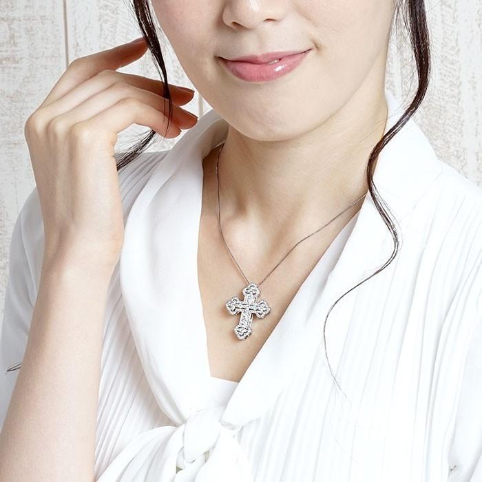 クロス ネックレス レディース ダイヤモンド ピンクゴールド 18k ペンダント 十字架 アンティーク k18 PG 誕生日 プレゼント ギフト 母の日 爆買 |  | 05